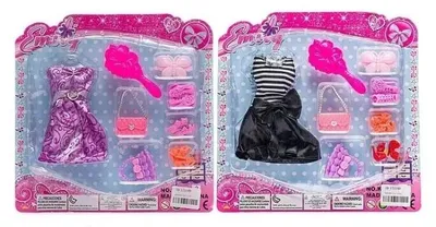 Produktbild von Kleid mit Accessoires für 29-cm-Puppen MIX – ADAR