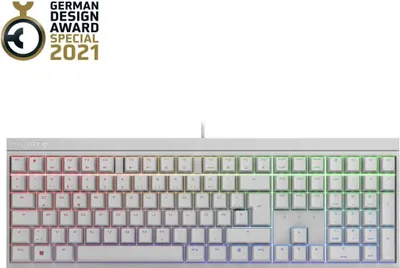 Immagine prodotto di CHERRY TAS MX 2.0S RGB Corded DE-Layout weiß MX BROWN