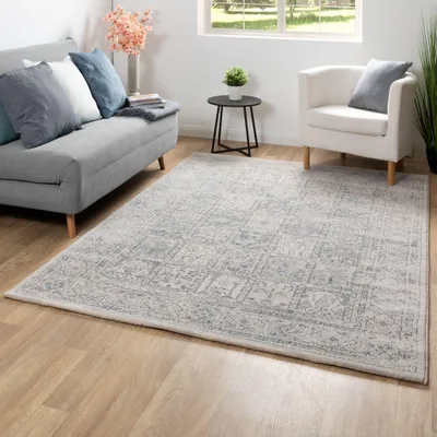 Zdjęcie produktu dla Dywan do salonu Steffensmeier Classical Quality | Salon | Najwyższa jakość | Orientalny | Vintage Felder Beżowo-niebieski, rozmiar: 240 x 340 cm