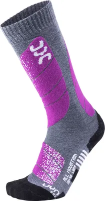 Produktbild von UYN All Mountain Skisocken Damen medium grey melange/purple 41-42