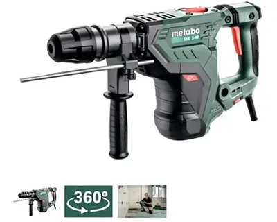 Obrázok produktu pre Metabo KHE 5-40, SDS Max, Čierna, Zelená, 4 cm, 350 ot/min, 540 ot/min, 8,5 J