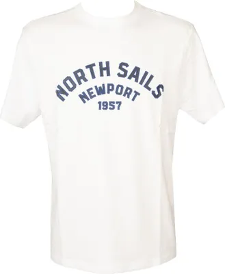 Produktbild von NORTH SAILS Herren-T-Shirt, Rundhalsausschnitt, kurzärmliges Baumwoll-T-Shirt mit Aufdruck, Artikel 692988, IT 3XL - EU XXL - USA XXL, Cotone 100%