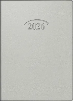 Produktbild von 2026 Brunnen Taschenkalender 736 A6 silber