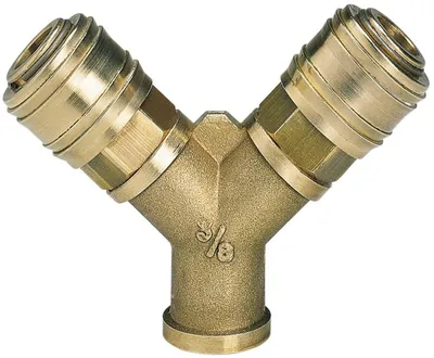 Immagine prodotto di Accessori per compressori Einhell Collettore, 2 attacchi rapidi, R3/8 "IG