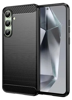 Zdjęcie produktu dla Etui silikonowe Carbon Case do Samsung Galaxy S24 FE - czarne