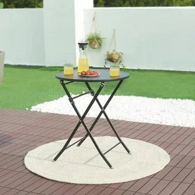 Produktbild von Klapptisch Ø62 cm - Stabile Klapptisch für Innen und Außen