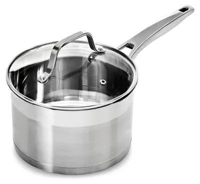 Obrázek produktu pro Nerezový hrnec s poklicí, průměr 20 cm, vhodný pro indukční sporáky, do kuchyně