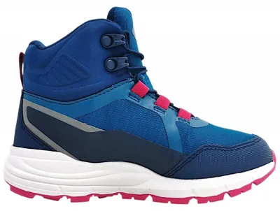 Imagen del producto de Trollkids Skarvan Hiker Mid XT: Botas de senderismo para niñas, color azul, con cordones, ideales para uso diario