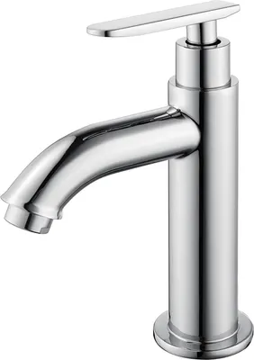 Produktbild von Bad Kaltwasser Armatur Standventil Wasserhahn Bad Waschbecken Armatur Badarmatur Waschtischarmatur Einhebelmischer Bad