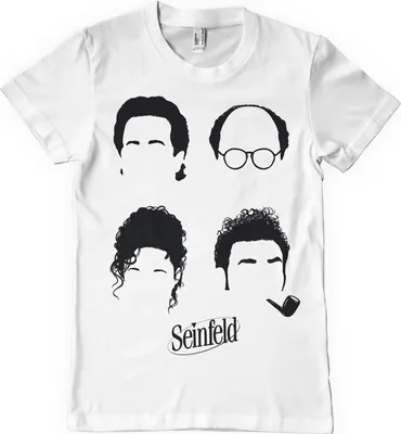 Produktbild von Seinfeld Characters T-Shirt - Medium - White