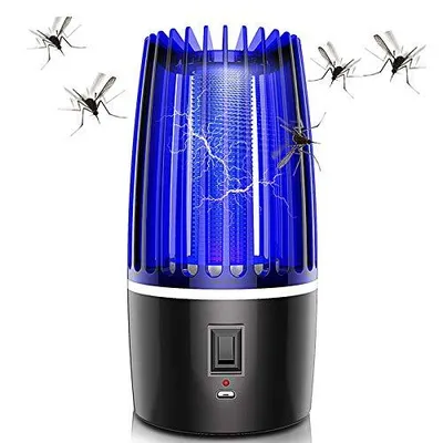 Produktbild von 4000 V leistungsstarker elektrischer Mückenvernichter, Fliege, Mückenfalle mit 1.500 m². Feet Range und 18 W UVA-Moskito-Mörderbirne