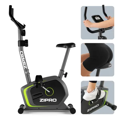 Produktbild von Zipro Heimtrainer Fahrrad Drift – Magnetisches Fitnessbike  mit 6kg Schwungmasse Leiser Hometrainer für Zuhause Kompakt, mit Pulsmessung  Tablethalter