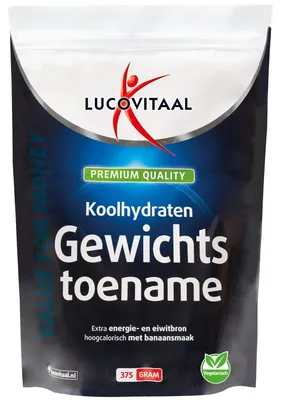Productafbeelding van Lucovitaal Koolhydraten Gewichtstoename Poeder - 375 gr