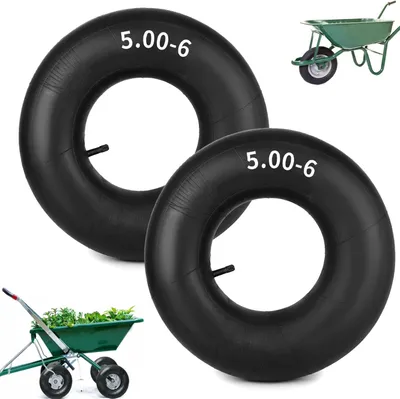 Produktbild von Schlauchreifen für Schubkarrenräder, Autoventil, Größe 33 x 13 x 15,00-6 Zoll, Geeignet für Handwagen und
