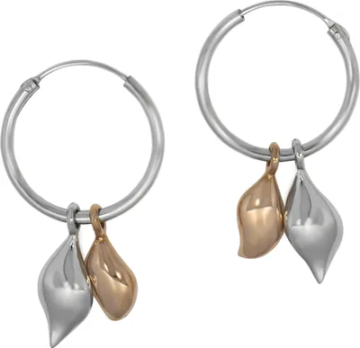 Produktbild von Zeeme Silber Creolen 925/- Sterling Silber 2,7cm weiß ohne 279210001