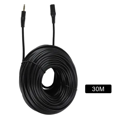 Productafbeelding van 3,5 mm stekker naar jack audio verlengkabel, AUX-kabel voor smartphone, hoofdtelefoon, stereo, 30 meter