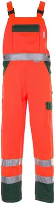 Produktbild von Planam Warnschutz Latzhose zweifarbig Gr. 29 orange/grün