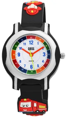 Produktbild von QBOS Kinder Armbanduhr Beny Beny, Mineralglas