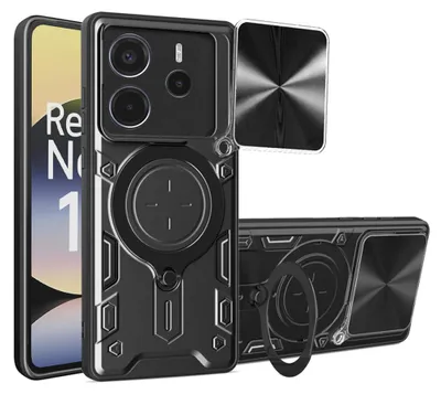 Obrázok produktu pre Techsuit CamGuard Pro puzdro pre Xiaomi Redmi Note 14 4G (164,84 x 78,15 x 8,16 mm) – čierne