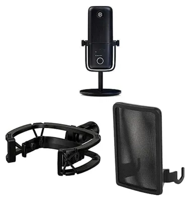 Zdjęcie produktu dla Elgato Wave 3, Mikrofon stołowy, 70 - 20000 Hz, 24 bit, 96 kHz, Przewodowa, USB