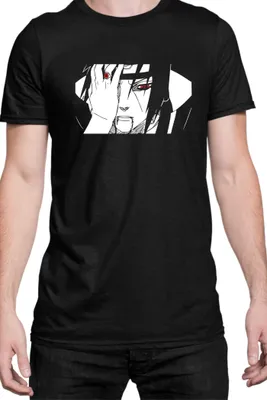 Produktbild von Herren T-Shirt Naruto Itachi Uchiha 02, Man 2XL / Schwarz