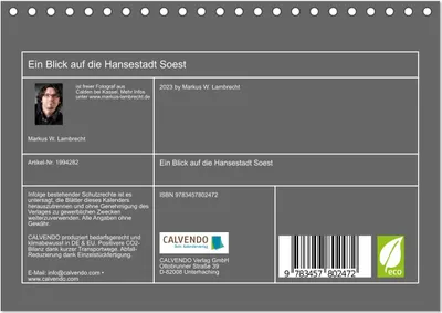 Produktbild von Ein Blick auf die Hansestadt Soest (Tischkalender 2026 DIN A5 quer), CALVENDO Monatskalender