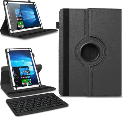 Produktbild von Tablet Tasche Tastatur Hülle für Lenovo Tab P11 Schutzhülle Case Bluetooth CoverFarben:Schwarz