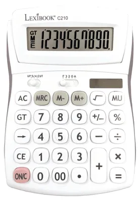 Image de Lexibook, calculatrice de bureau à 10 chiffres, modèle C210LXB
