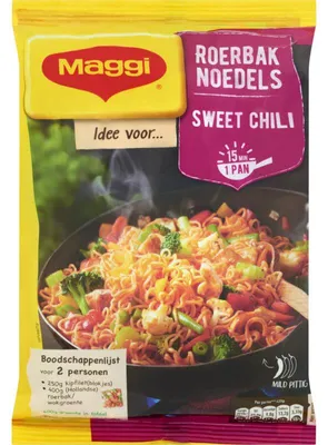 Produktbild von Maggi Wok-Nudeln Sweet Chili 185g – Schnelle Asia-Pfanne mit Chili-Note