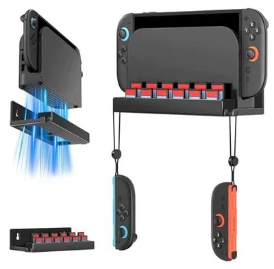 Zdjęcie produktu dla Uchwyt ścienny do nintendo switch 2 metalowy oszczędzający