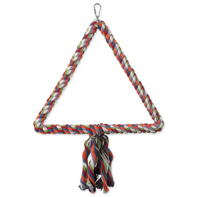 Image de Balançoire BIRD JEWEL colorée avec cordes 40 cm