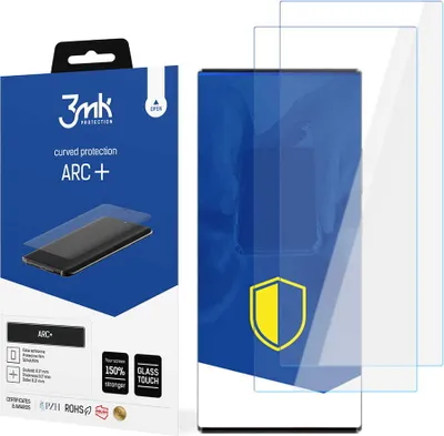 Produktbild von 3mk Display Schutzfolie ARC+ für ZTE Axon 40 Ultra  0,17mm Self-Heal (2 Stück)