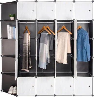 Immagine prodotto di Armadio Bolt Edge - Tessuto - A battente - Armadio guardaroba - 185 x 35 x 185 cm
