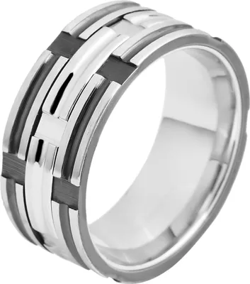 Produktbild von Akzent Herren-Ring aus Edelstahl, silberfarbig