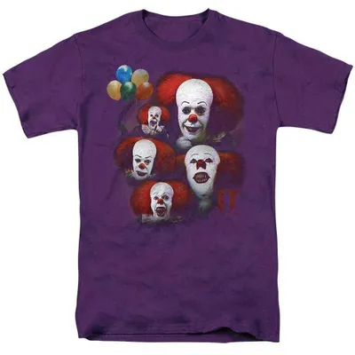 Produktbild von It (1990) - T-Shirt für Herren/Damen Uni TV40654 (M) (Violett)