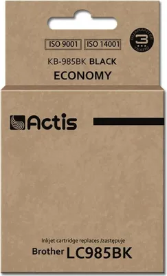 Produktbild von Actis KB-985Bk Tintenpatrone (Ersatz für Brother LC985BK; Standard; 28 5 ml; schwarz)