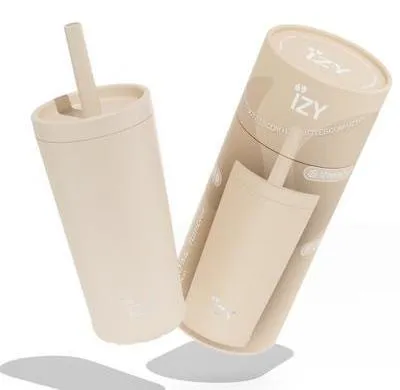 Produktbild von Thermobecher 500ml Pfirsich, doppelwandig vakuumisoliert, 100% auslaufsicher