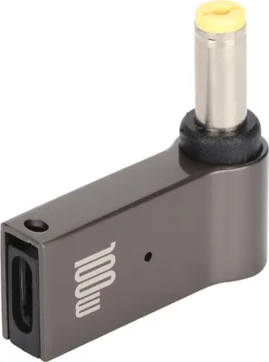 Obrázok produktu pre Vstup typu C žena na DC adaptér Prenosný PD adaptér 100W typ C žena na 5,5x1,7 mm adaptér nabíjacieho portu pre notebooky