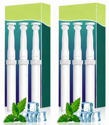 Aromatische Atemsticks mit Minzgeschmack, 6 Stück, für Atemtraining