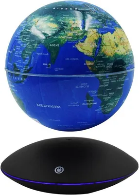 Image de Globe terrestre lumineux flottant - 7 couleurs - décoration pédagogique