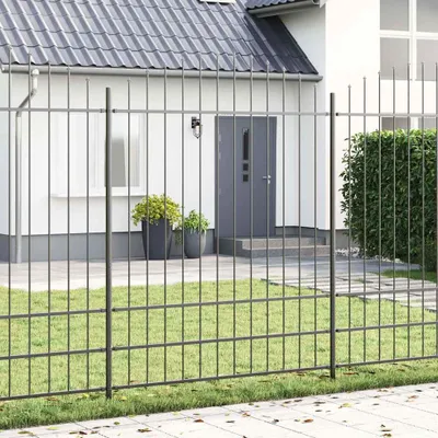 Immagine prodotto di Maison Exclusive - Recinzione per giardino WOERDEN, 2 pezzi, 170 x 225 cm, grigio