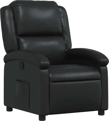 Produktbild von vidaXL Relaxsessel Schwarz Kunstleder