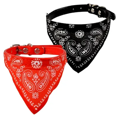Produktbild von Halsband Dreieckstuch Halstuch - Hunde/Katzen - 30 cm (Rot)