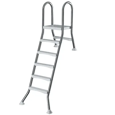 Produktbild von IDEAL Hochbeckenleiter 5/1-stufig für Beckenhöhe 1,50/0,40m (V2A 1.4301)