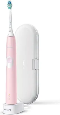 Produktbild von Philips 4300 series ProtectiveClean 4300 HX6806/03 Elektrische Schallzahnbürste, Erwachsener, Schallzahnbürste, Tägliche Pflege, 62000 Bewegungen pro Minute, Pink, 2 min, 30 sec
