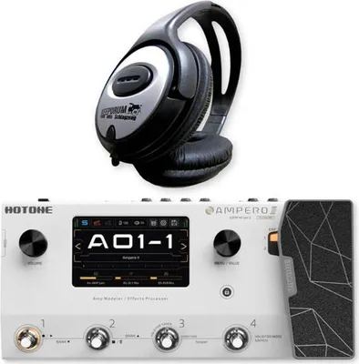Image de Hotone Effets Ampero II Amp-Modeler avec écouteurs