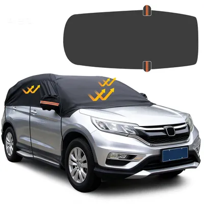 Obrázok produktu pre Polostrešný kryt na auto, čierny, poskytuje ochranu za všetkých poveternostných podmienok