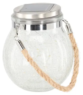 Obrázok produktu pre Solárna sklenená lampa 12 × 12 × 14,5 cm