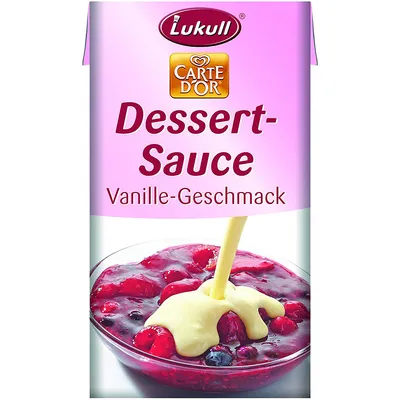 Obrázok produktu pre Lukull Dezertná omáčka Vanilková príchuť krémová vanilka 1000ml