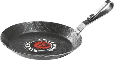 Produktbild von turk TURK Servierpfanne schmiedeeisern ?24cm mit gebogenem Stiel und hohem Rand 4cm schwarz